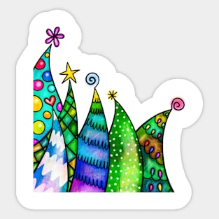 Xmas tree design Sticker